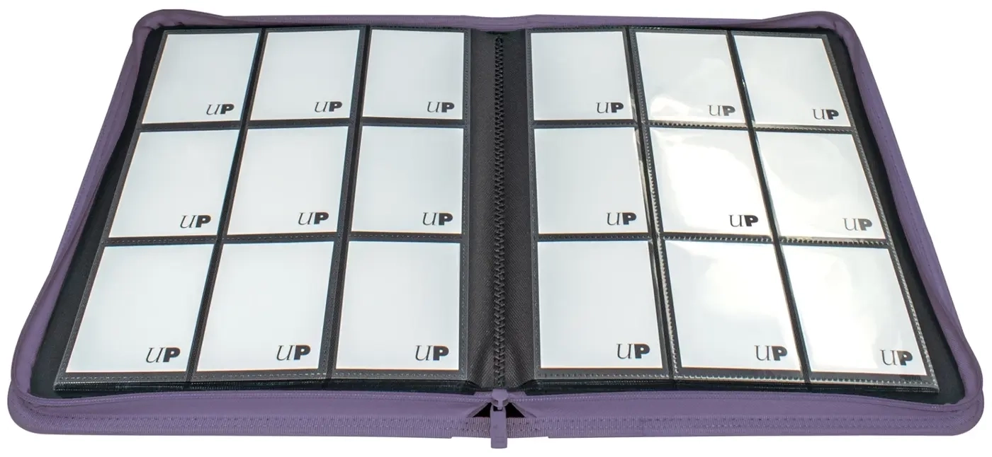 Vivid 9-Pocket Zippered PRO-Binder - Violett