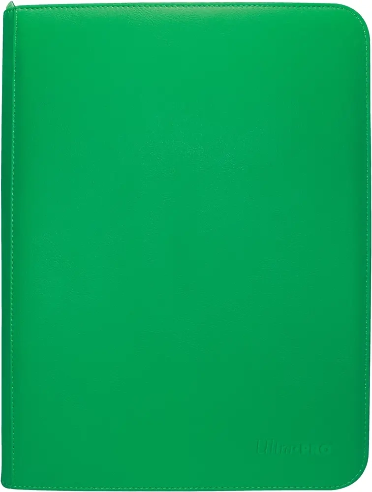 Vivid 9-Pocket Zippered PRO-Binder - Grün