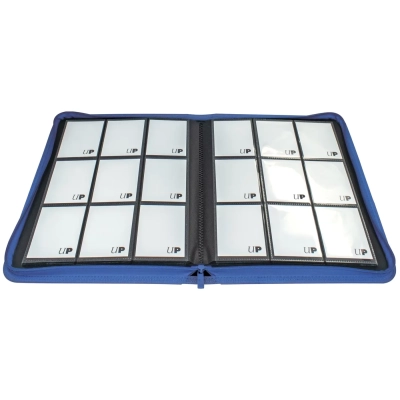 Vivid 9-Pocket Zippered PRO-Binder - Blau