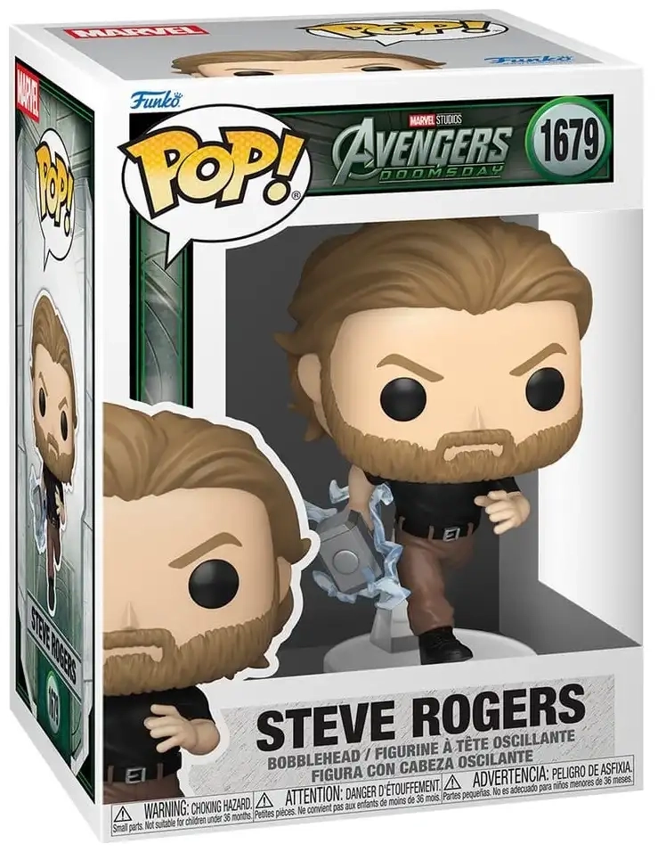 Funko POP! Marvel: Steve Rogers - Avengers: Doomsday - 9 cm