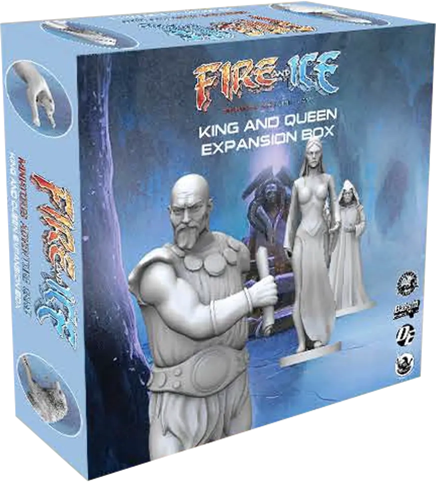 Fire and Ice Miniatures Adventure Game: King and Queen - Erweiterung - EN