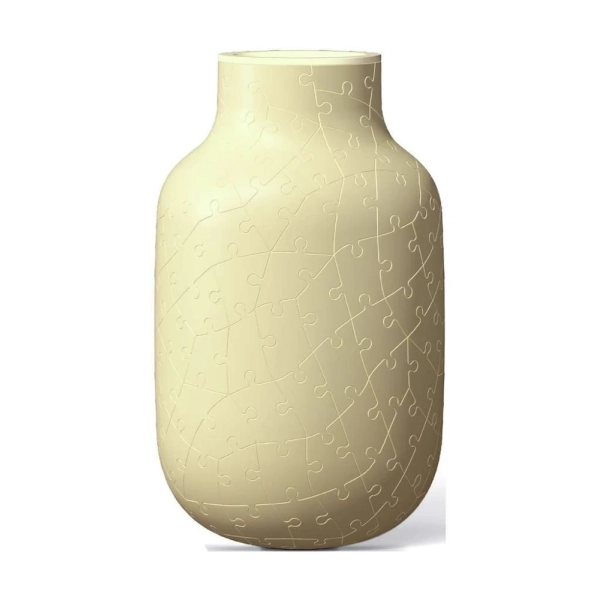3D Puzzle Vase - Butter-Yellow