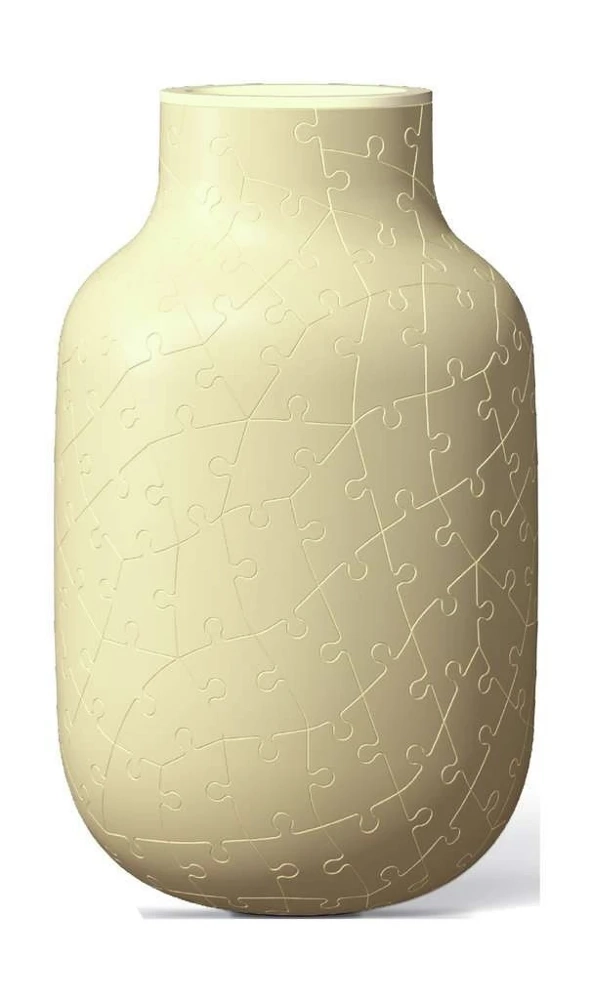 3D Puzzle Vase - Butter-Yellow
