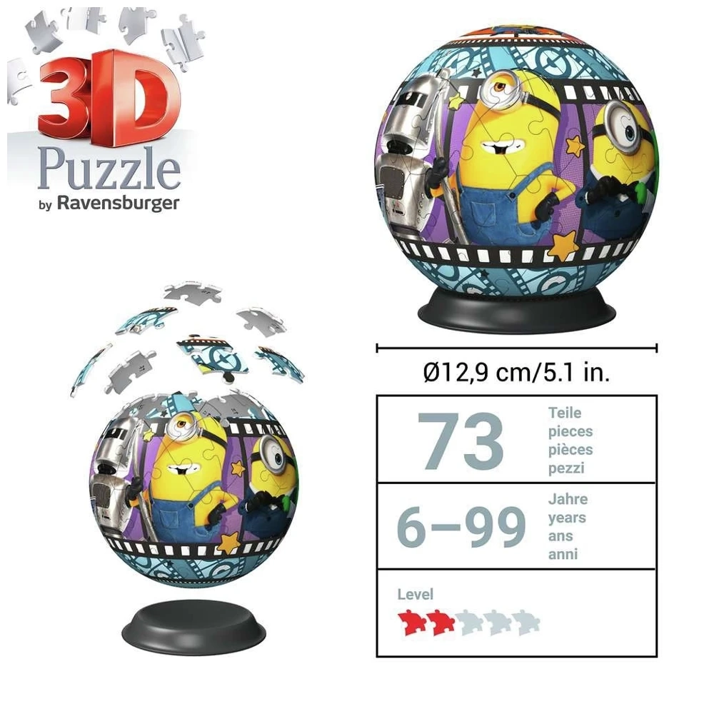 3D Puzzle-Ball Minions 3