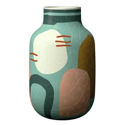 3D Puzzle Vase - Organic Sage