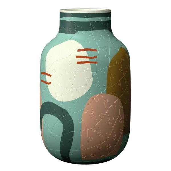 3D Puzzle Vase - Organic Sage
