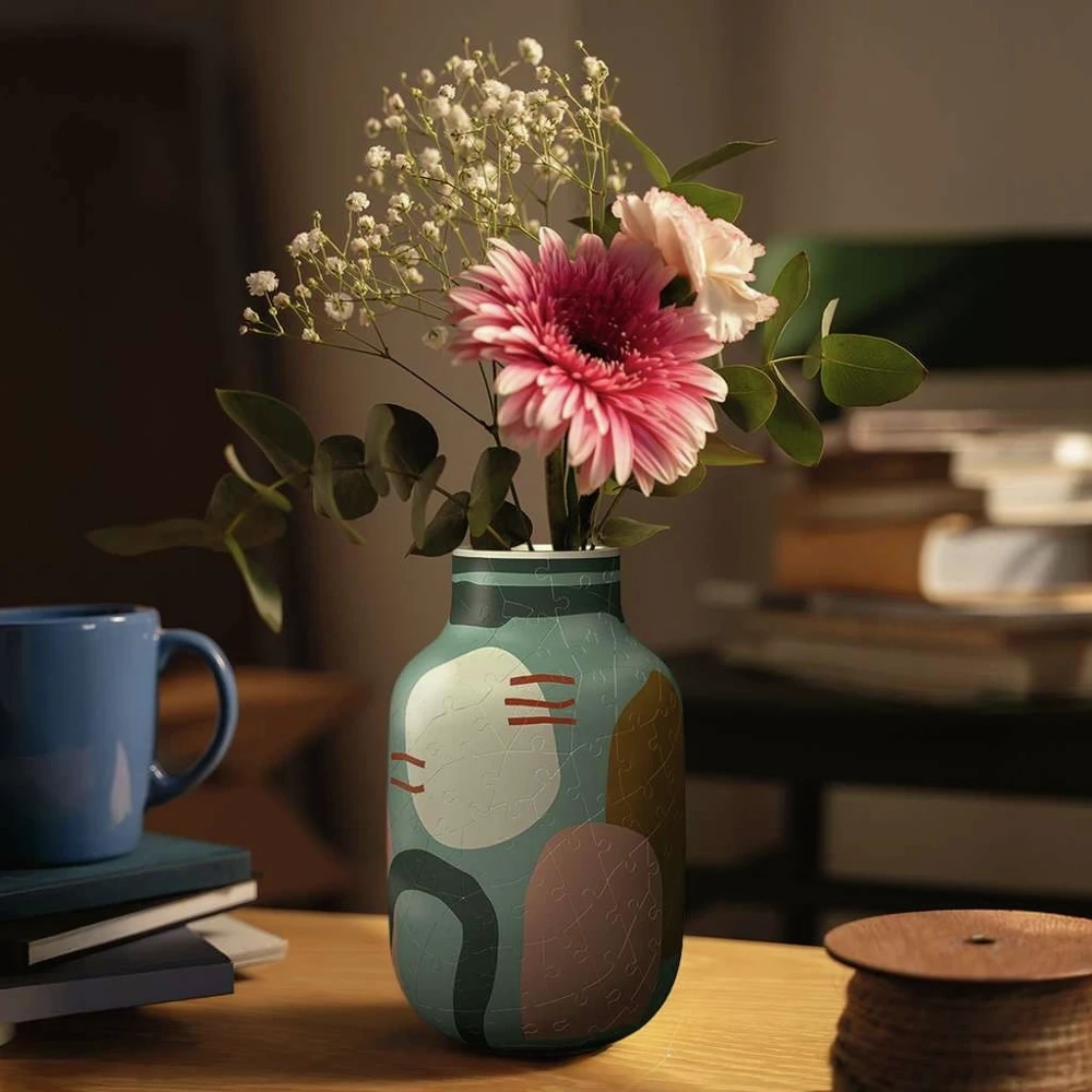 3D Puzzle Vase - Organic Sage