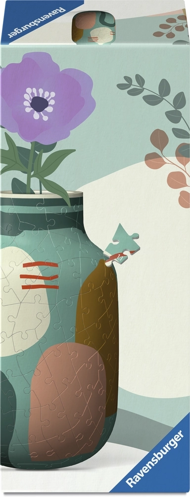 3D Puzzle Vase - Organic Sage