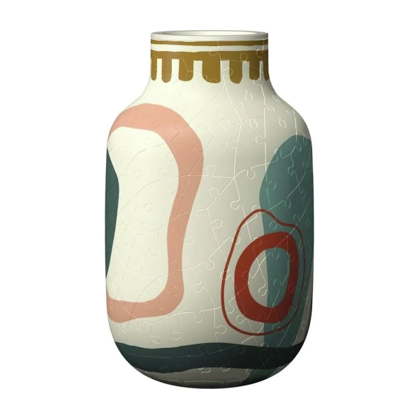 3D Puzzle Vase - Organic Beige