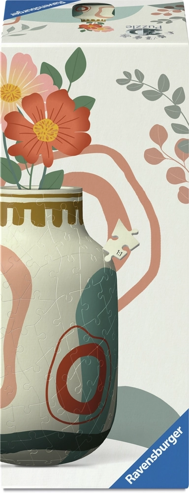 3D Puzzle Vase - Organic Beige