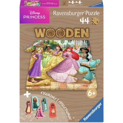 Zauberhafte Disney Prinzessinnen - WOODEN Puzzle Kids - 44 Teile