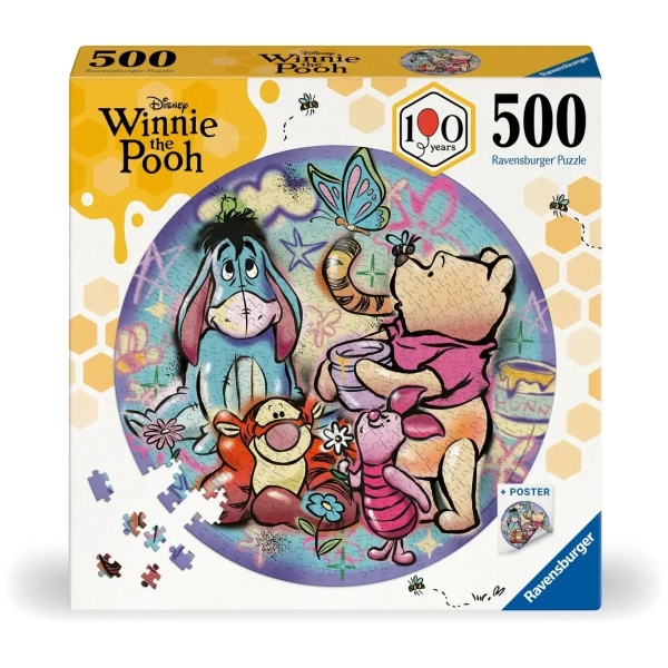 Disney Winnie Puuh - Rundpuzzle - 500 Teile
