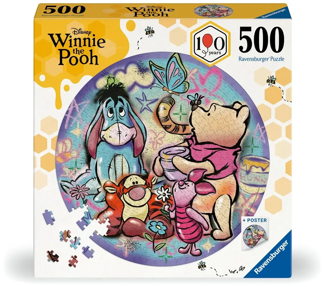 Disney Winnie Puuh - Rundpuzzle - 500 Teile
