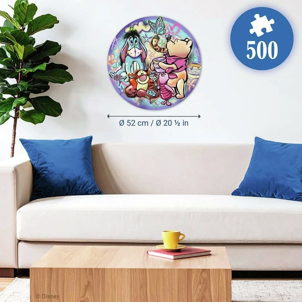 Disney Winnie Puuh - Rundpuzzle - 500 Teile