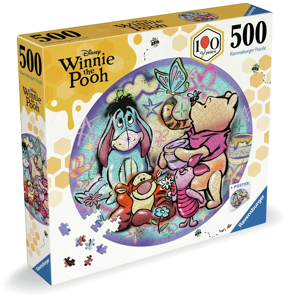 Disney Winnie Puuh - Rundpuzzle - 500 Teile