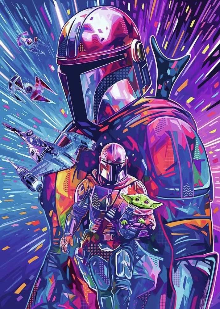 Star Wars Hyperspace Collection: The Mandalorian - 500 Teile - Large Pieces