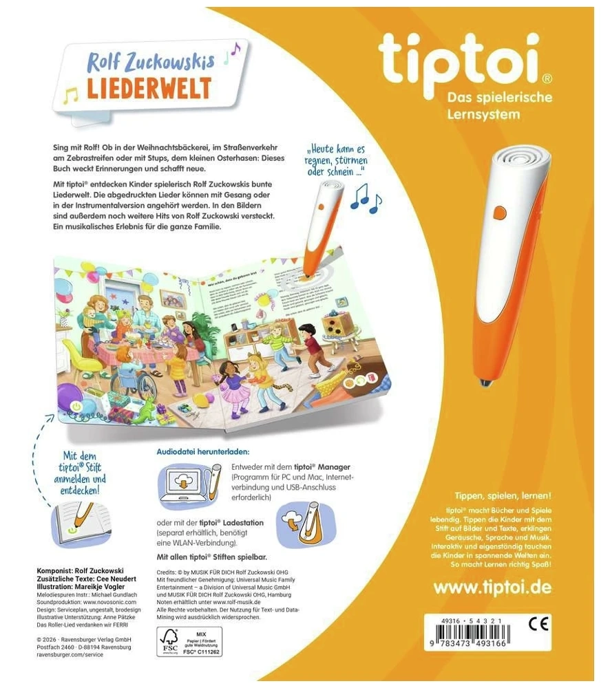 tiptoi Rolf Zuckowskis Liederwelt - DE
