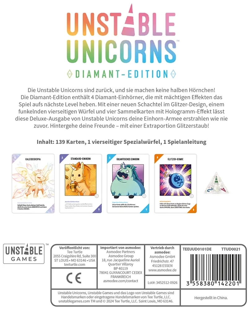 Unstable Unicorns - Diamant-Edition - DE