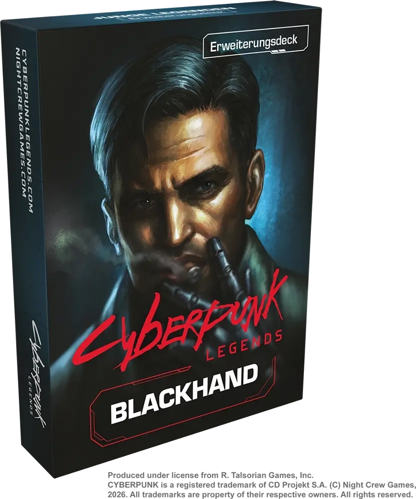 Cyberpunk Legends: Into the Night - Blackhand - Erweiterungsdeck - DE