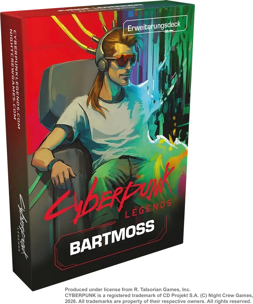 Cyberpunk Legends: Into the Night - Bartmoss - Erweiterungsdeck - DE