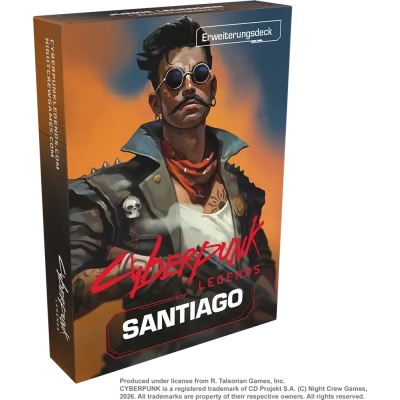 Cyberpunk Legends: Into the Night - Santiago - Erweiterungsdeck - DE