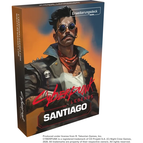 Cyberpunk Legends: Into the Night - Santiago - Erweiterungsdeck - DE