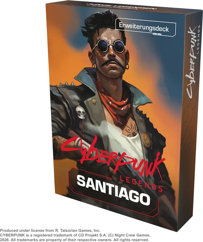 Cyberpunk Legends: Into the Night - Santiago - Erweiterungsdeck - DE