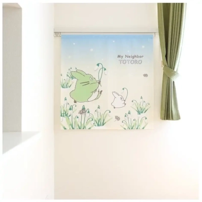 Mein Nachbar Totoro Noren-Vorhang - Snowdrop and Totoro