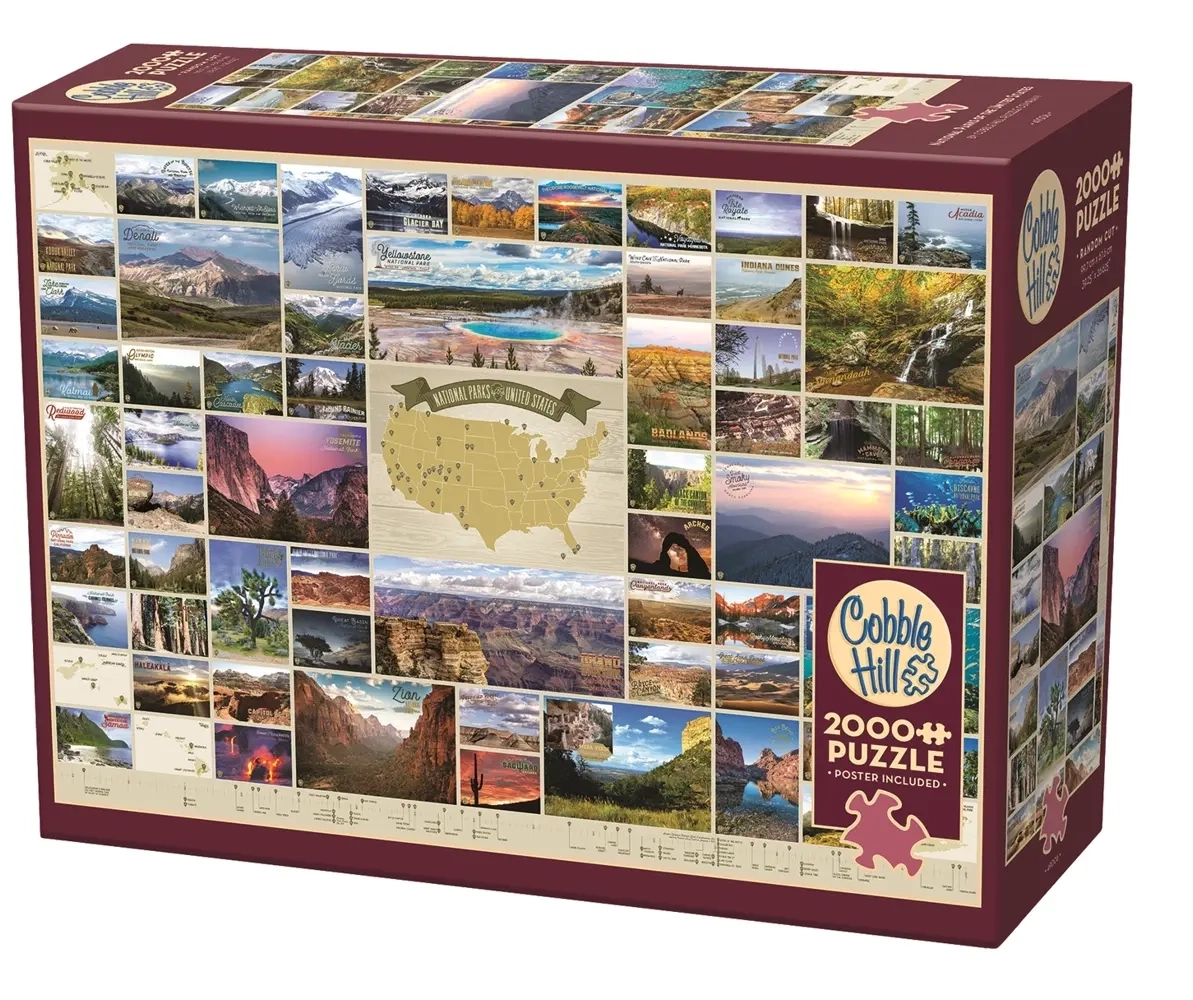 Nationalparks USA Collage - 2000 Teile