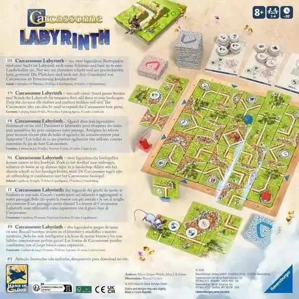Carcassonne Labyrinth - DE/EN/FR/IT