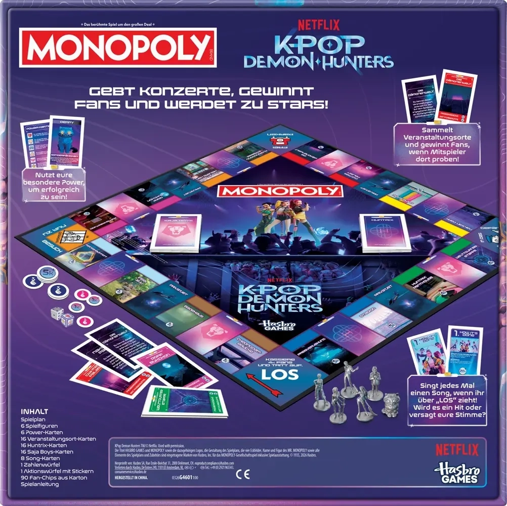 Monopoly KPop Demon Hunters - DE