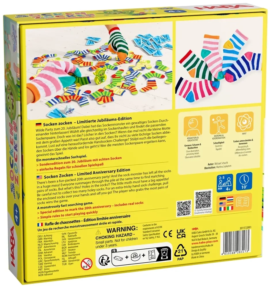 Socken Zocken - Limitierte Jubiläums-Edition - DE