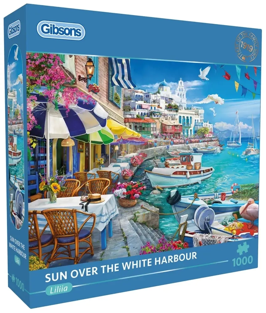 Sonne über dem weissen Hafen