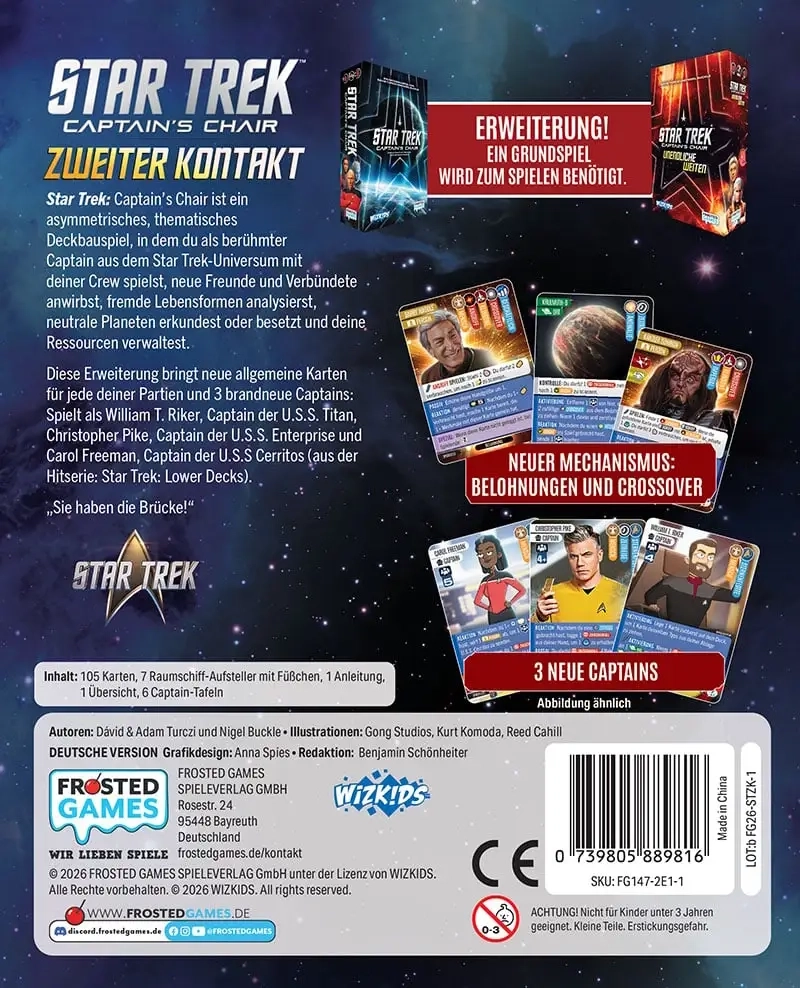 Star Trek: Captain's Chair - Zweiter Kontakt - Erweiterung - DE