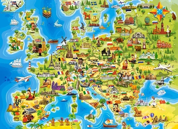 Landkarte von Europa