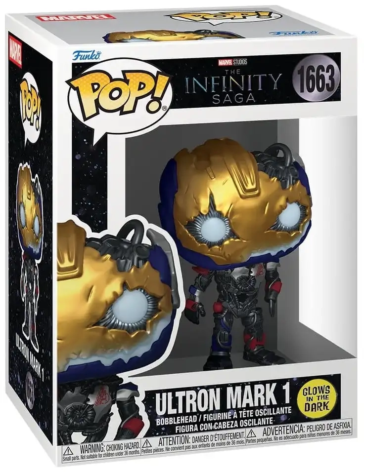 Funko POP! Marvel: The Infinity Saga - Ultron Mark 1 - Glow in the Dark - 9 cm