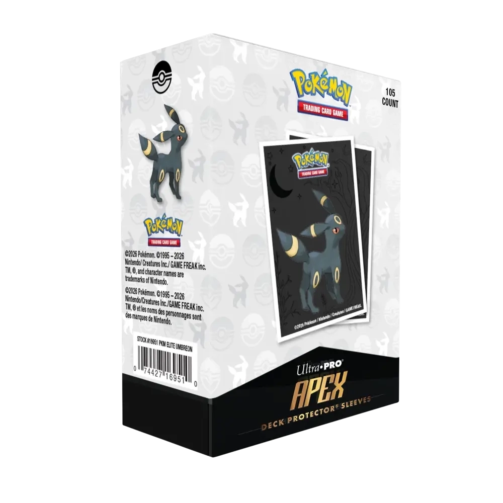 Pokémon - Umbreon APEX Deck Protector Sleeves - Standardformat - 105 Hüllen