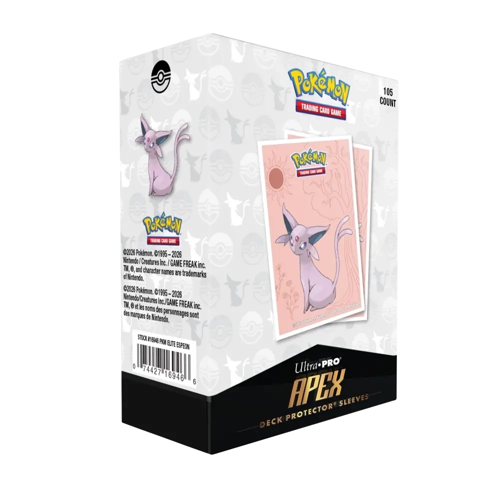 Pokémon - Espeon APEX Deck Protector Sleeves - Standardformat - 105 Hüllen