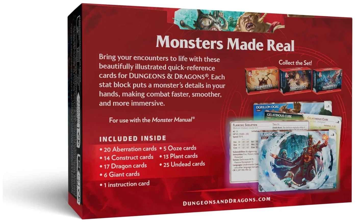 Dungeons & Dragons - Monsters: Fearsome and Ferocious Reference Cards - EN