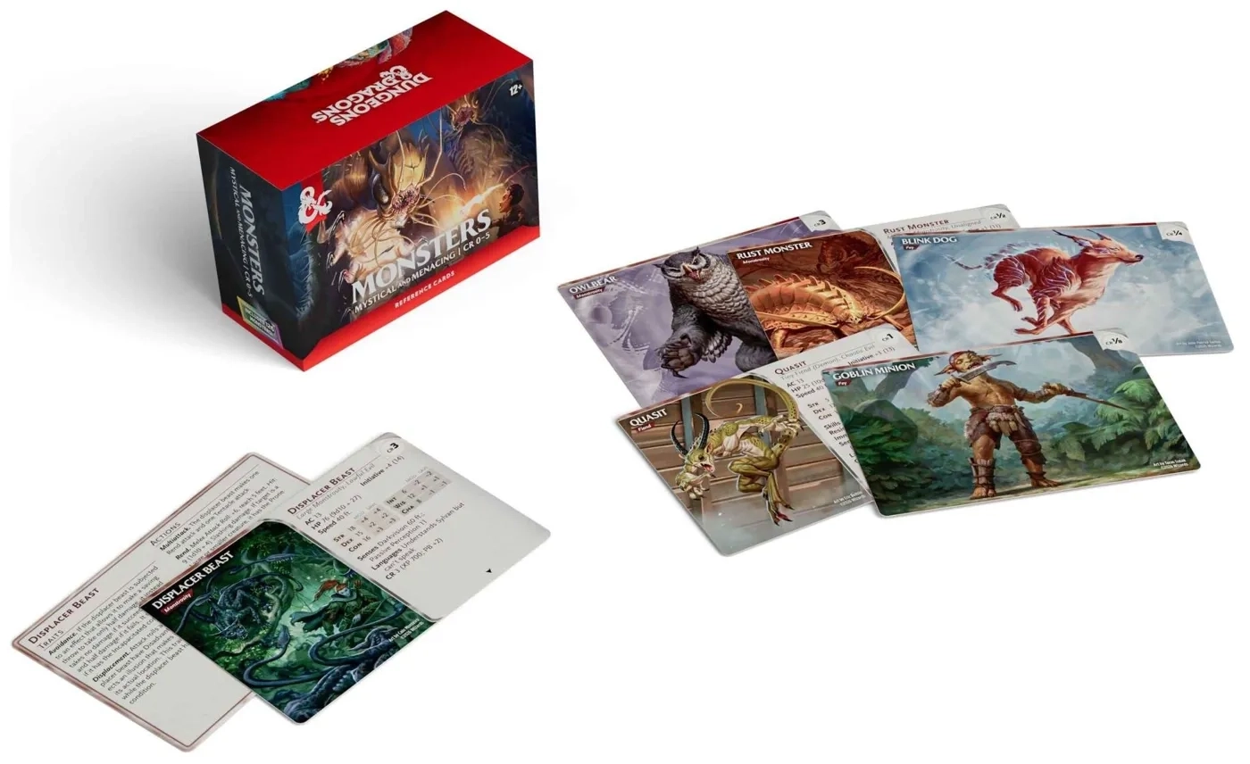 Dungeons & Dragons - Monsters: Mystical and Menacing Reference Cards - EN