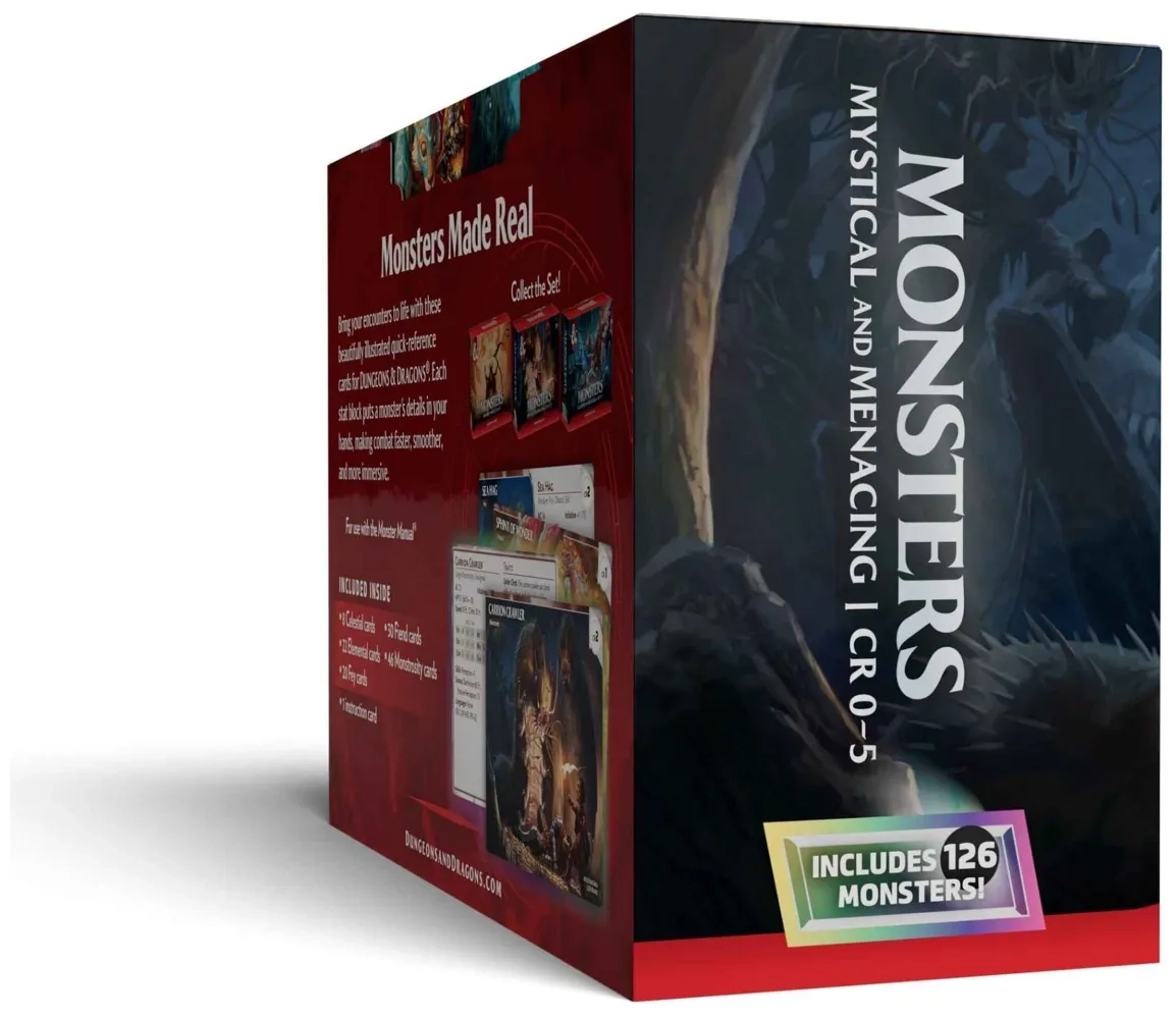 Dungeons & Dragons - Monsters: Mystical and Menacing Reference Cards - EN