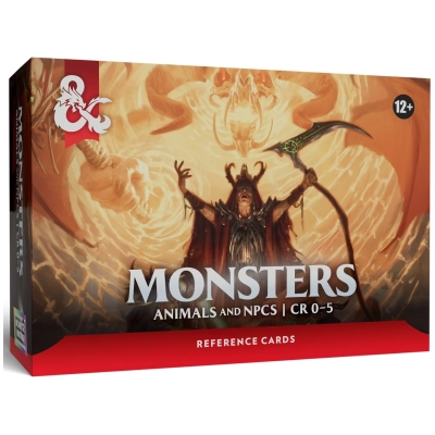 Dungeons & Dragons - Monsters: Animals and NPCs Reference Cards - EN
