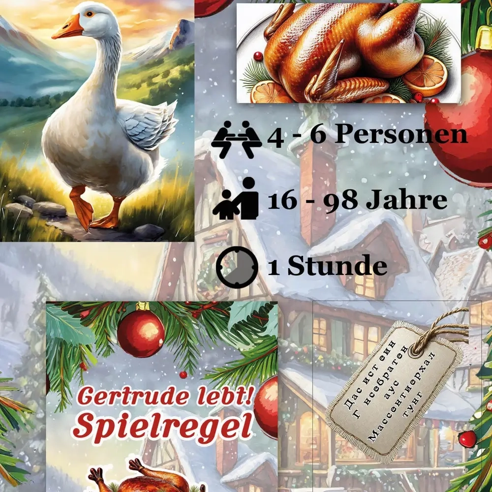 Gertrude lebt! Gans oder gar nicht an Weihnachten - DE