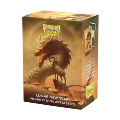 Dragon Shield - Lunar New Year Fire Goat 2027 Matte Dual Art Sleeves (100)