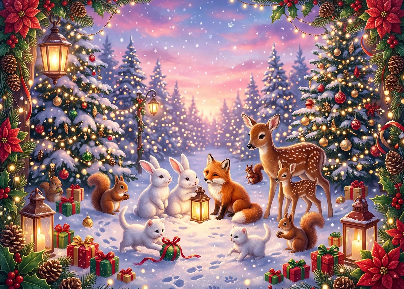 2 Puzzles - Vive Noël! - 2x 500 Teile