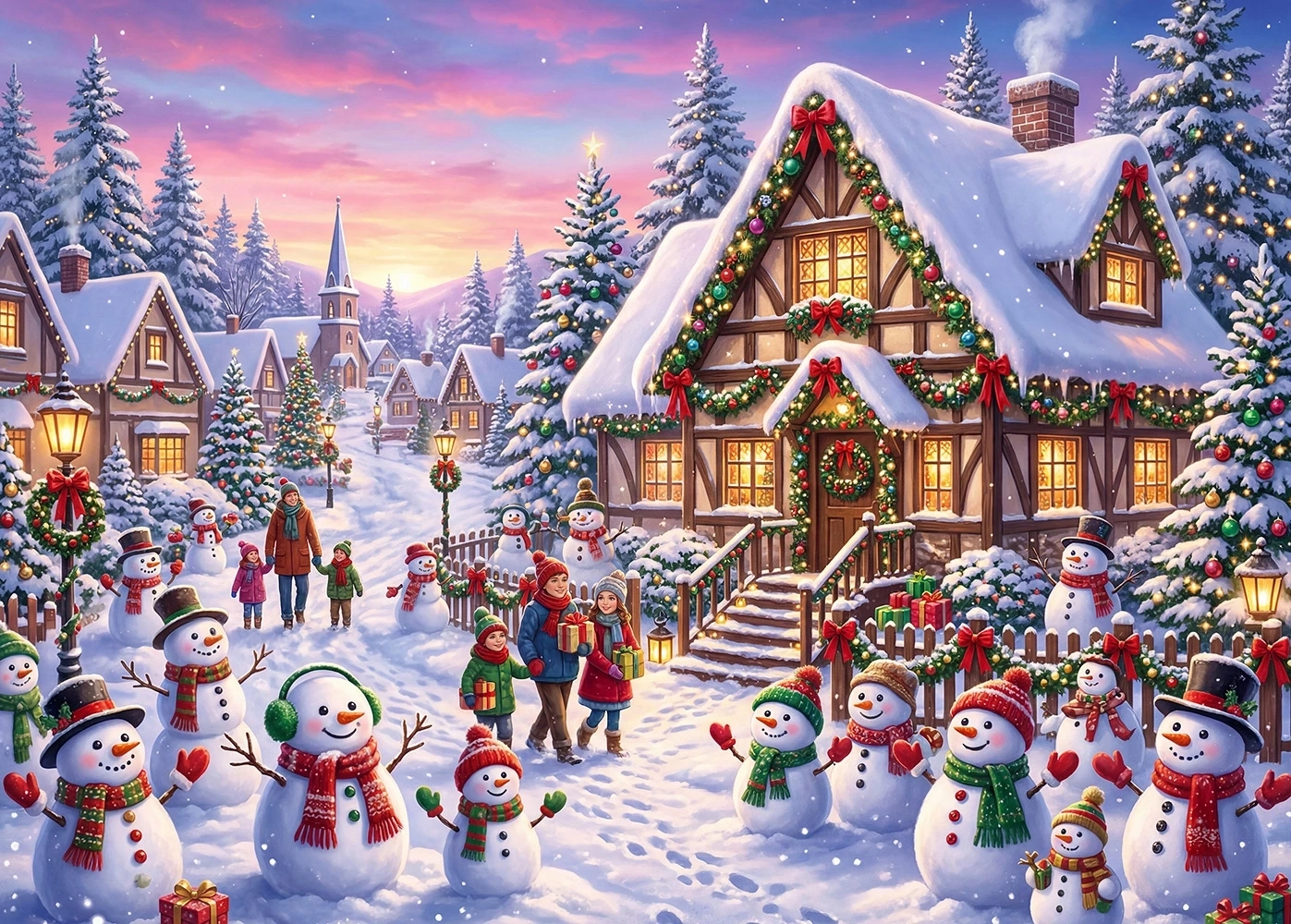 2 Puzzles - Vive Noël! - 2x 500 Teile