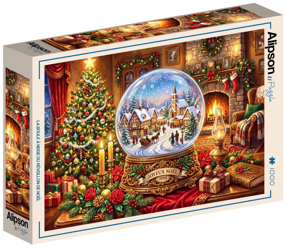 Die Schneekugel zu Heiligabend