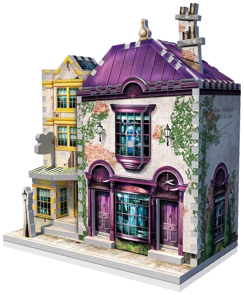 Madam Malkin’s Anzüge & Florean Fortescue’s Eissalon - Harry Potter - 3D Puzzle