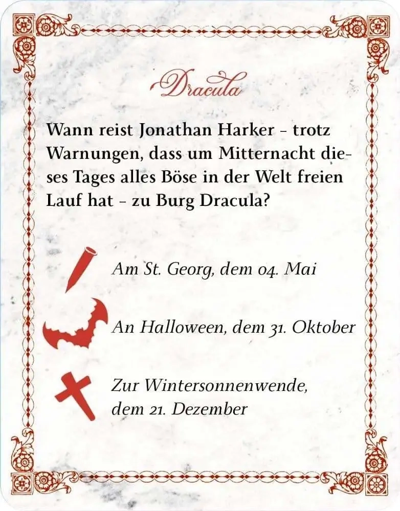 Dracula - Das Quiz - DE