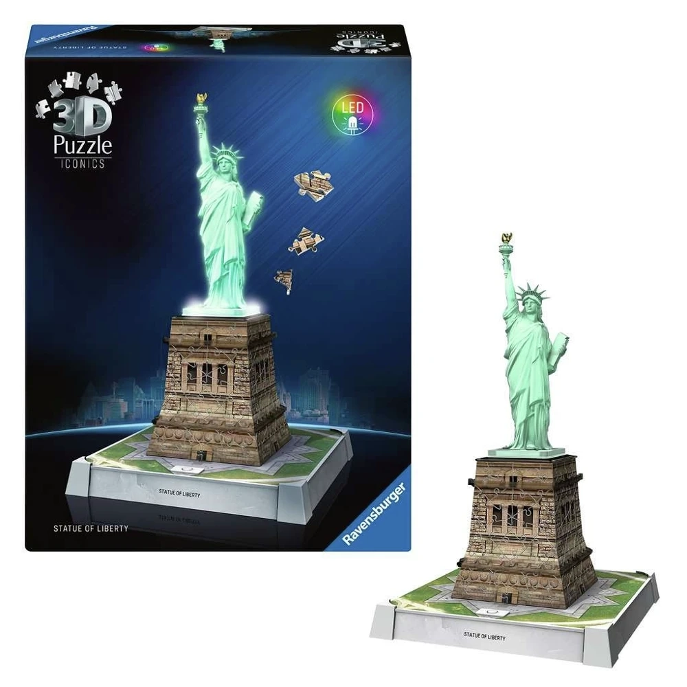 Iconics Statue of Liberty w. Light 108p
